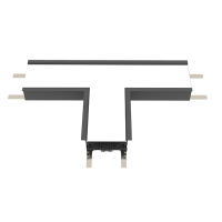 T-CONNECTOR FOR ELMARK PROFILE RECESSED 4000K FEKETE