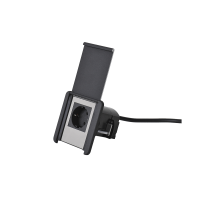 SOURCE COVER 1xSHUKO SOCKET 16A WITH COVER BLACK/INOX/BLACK                                                                                                                                                                                                    