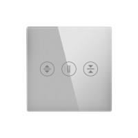 ELEMENT SMALL GLASS PANEL SHUTTER, GRAY                                                                                                                                                                                                                        