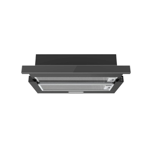 Telescopic wall mounted cooker hood EL-60L07BL 550m³/h black                                                                                                                                                                                                   