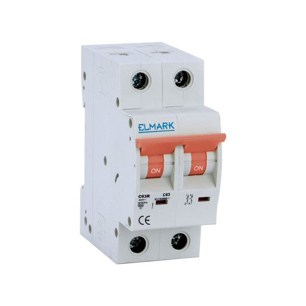 RESIDENTIAL TYPE MINIATURE CIRCUIT BREAKER C62R 16A 2P 6kA CURVE C                                                                                                                                                                                             