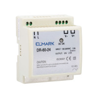 DR-60-24 POWER SUPPLY 24V OUTPUT VOLTAGE 60W                                                                                                                                                                                                                   