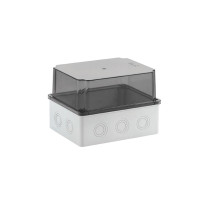 DISTRIBUTION BOX 190X150X140 TRANSPARENT LID, IP65                                                                                                                                                                                                             