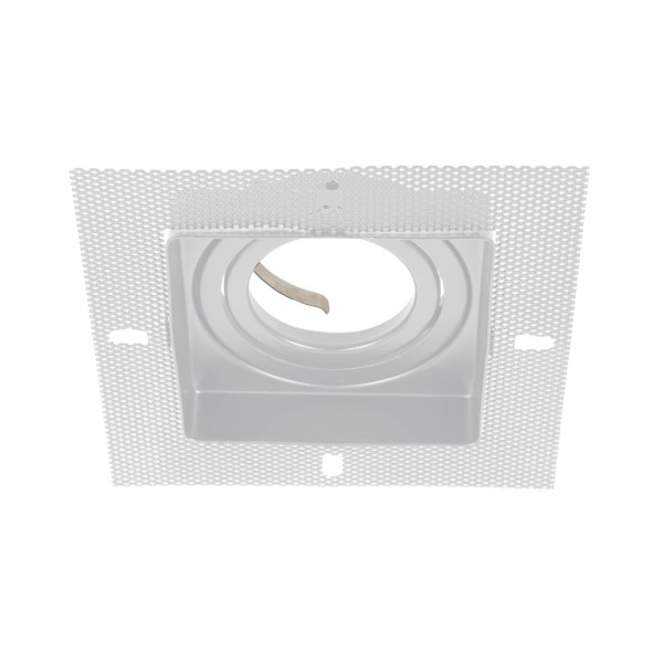 EL-8200 SQ. TRIMLESS DOWNLIGHT GU10 ALUM, WHITE                                                                                                                                                                                                                