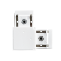 EL-LC L-CONNECTOR FOR ULTRA SLIM MAGNETIC RAIL WHITE