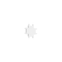 X-Connector for Ultra Slim Magnetic Track Rail, White                                                                                                                                                                                                          