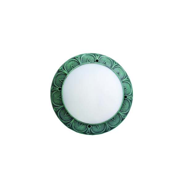 RITA CEILING FIXTURE 1XE27 IP66 ANTIQUE GREEN                                                                                                                                                                                                                  