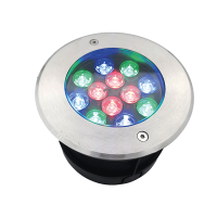LED UNDERWATER LIGHT 12W RGB, IP68 WITH REMOTE