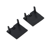 EL-28ECCR END CAP FOR PROFILE EL-28CR BLACK, SET                                                                                                                                                                                                               