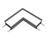 L-CONNECTOR FOR ELMARK PROFILE RECESSED 3000K FEKETE