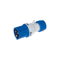 EC690 STRAIGHT PLUG 32A IP44 1P+N+E 220-240V                                                                                                                                                                                                                   