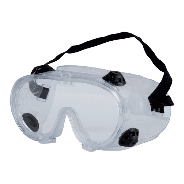 GOGGLES WITH FLAT VISOR WHITE                            