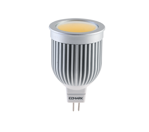 LED LÁMPA LEDCOB 7W GU5,3 12V AC/DC FEHÉR