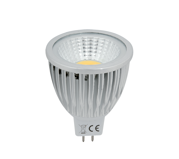 LED LÁMPA LEDCOB 5W GU5,3 12V AC/DC FEHÉR