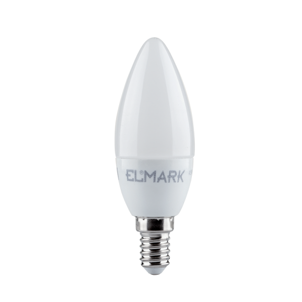 LED LÁMPA GYERTYA C37 6W E14 230V FEHÉR