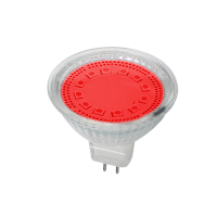 LED20 MR16-ЧЕРВЕНО,1.5W,12V                                                                                                                                                                                                                                    