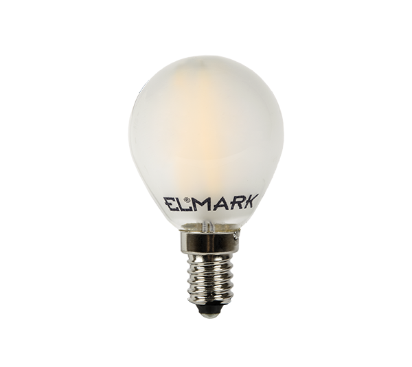 LED LÁMPA GÖMB G45 FILAMENT 2W E14 230V 2700K FROSTED